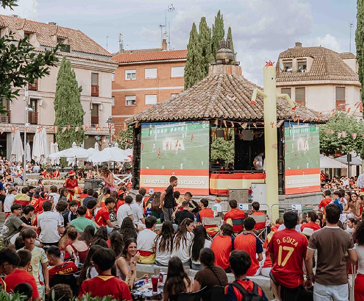 Pantalla gigante plaza de España