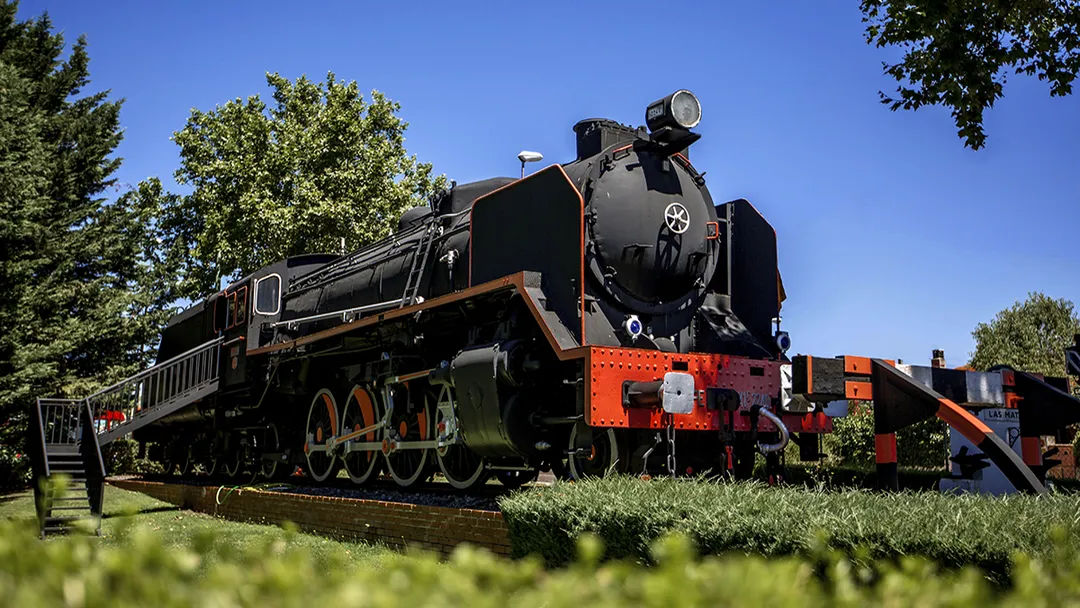 Locomotora negra Museo del Ferrocarril