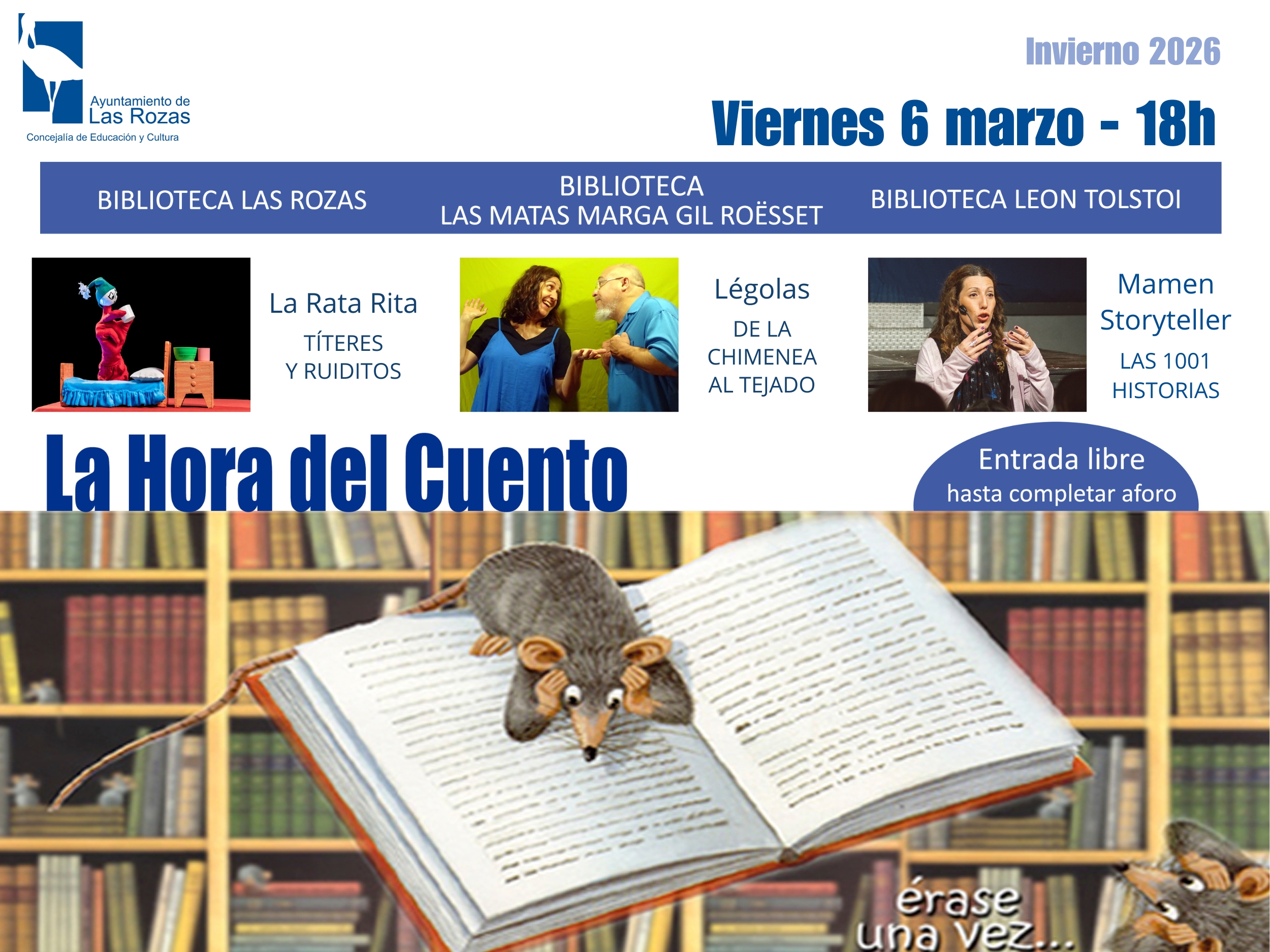 La Hora del Cuento 6 de marzo