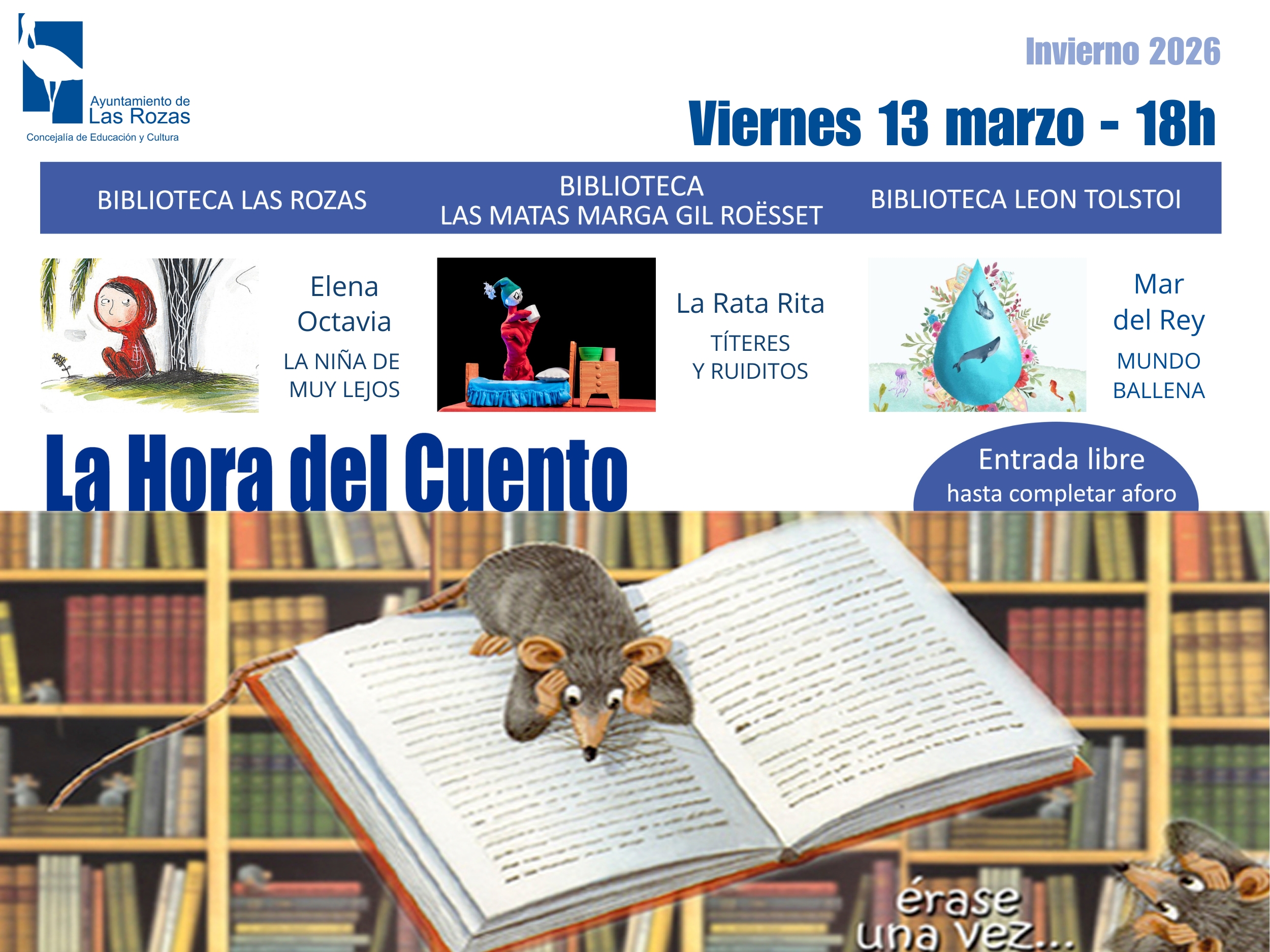 La Hora del Cuento 13 marzo