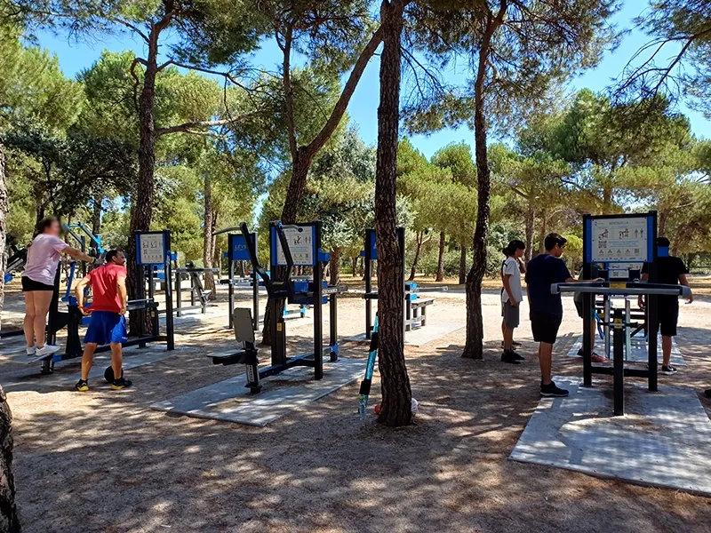 Gimnasio al aire libre en Las Rozas