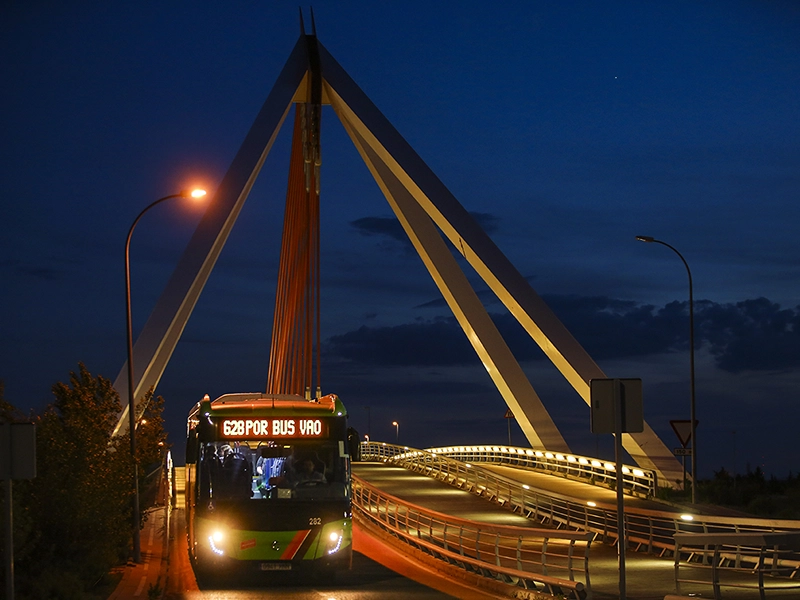 Autobus 628 en Las Rozas
