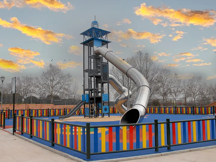 Parque Infantil con tobogán gigante