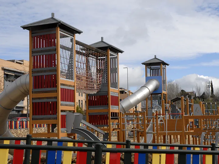 Área de juego del parque Mercedes Formica de Las Rozas