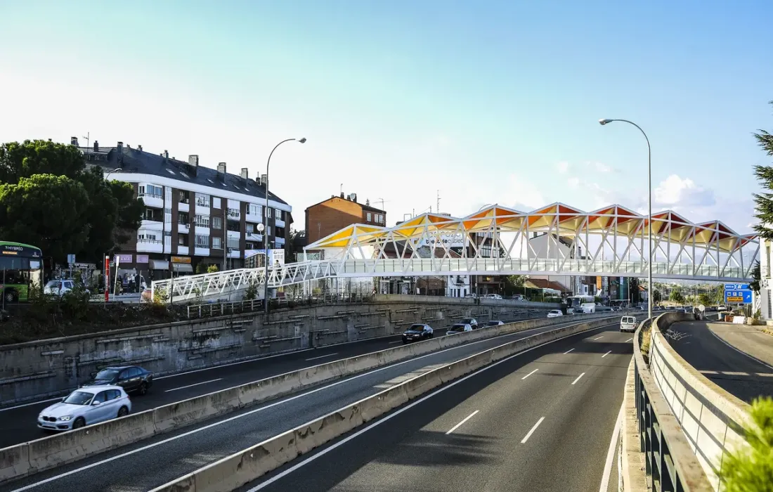 Imagen Localización de la Pasarela sobre la A6