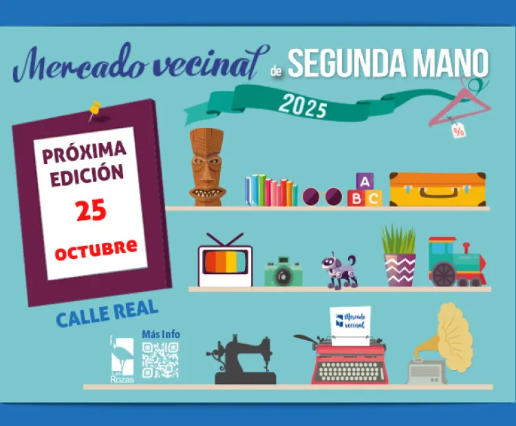 Mercado Vecinal de Segunda Mano octubre 2025