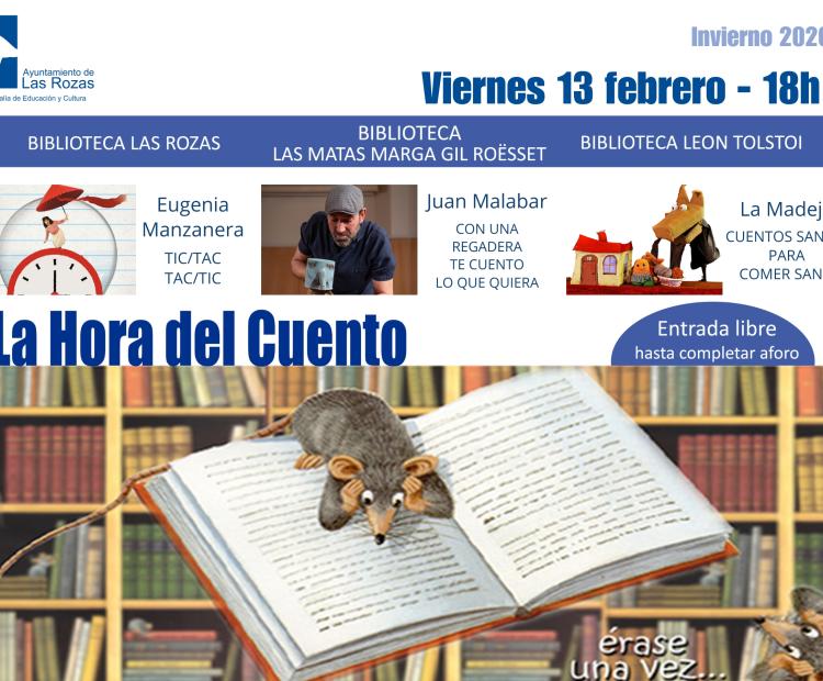 La Hora del Cuento - 13 febrero Las Rozas