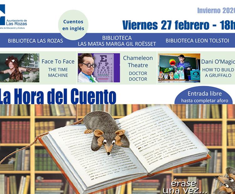 La Hora del Cuento en inglés - 27 febrero Las Rozas