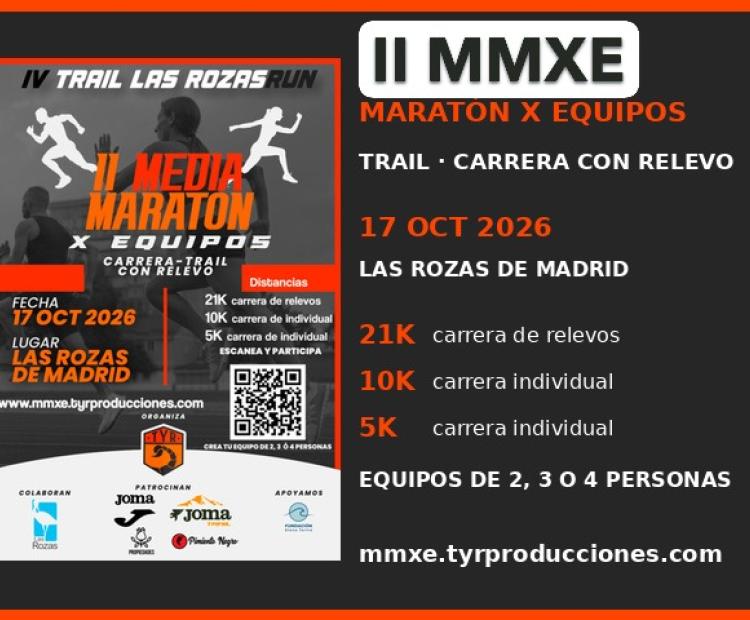 IV Trail Las RozasRun + II Media Maratón X Equipos
