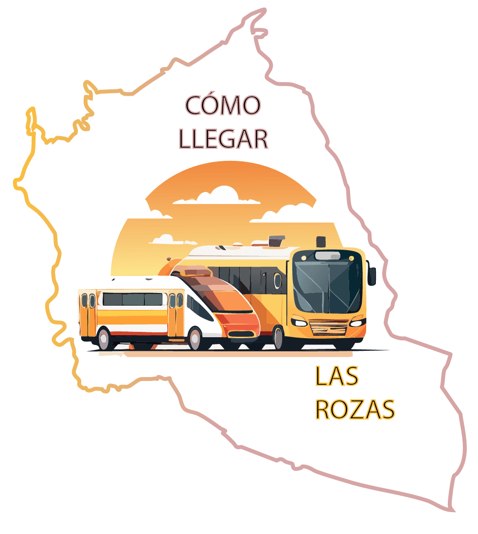 Mapa fondo cómo llegar Las Rozas